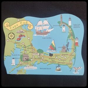 Cape Cod, MA Illustrated Map